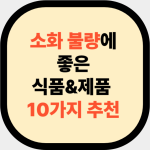 소화 불량에 좋은 식품&제품 10가지 추천 대표사진